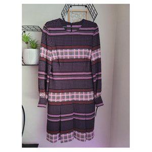 Womens Donna Morgan Plaid dress, size 14 NWT
